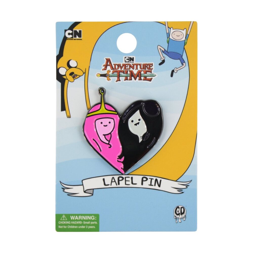 Adventure Time Enamel Pin - Bubblegum Marceline - Funny Cartoon Apparel Gift NWT